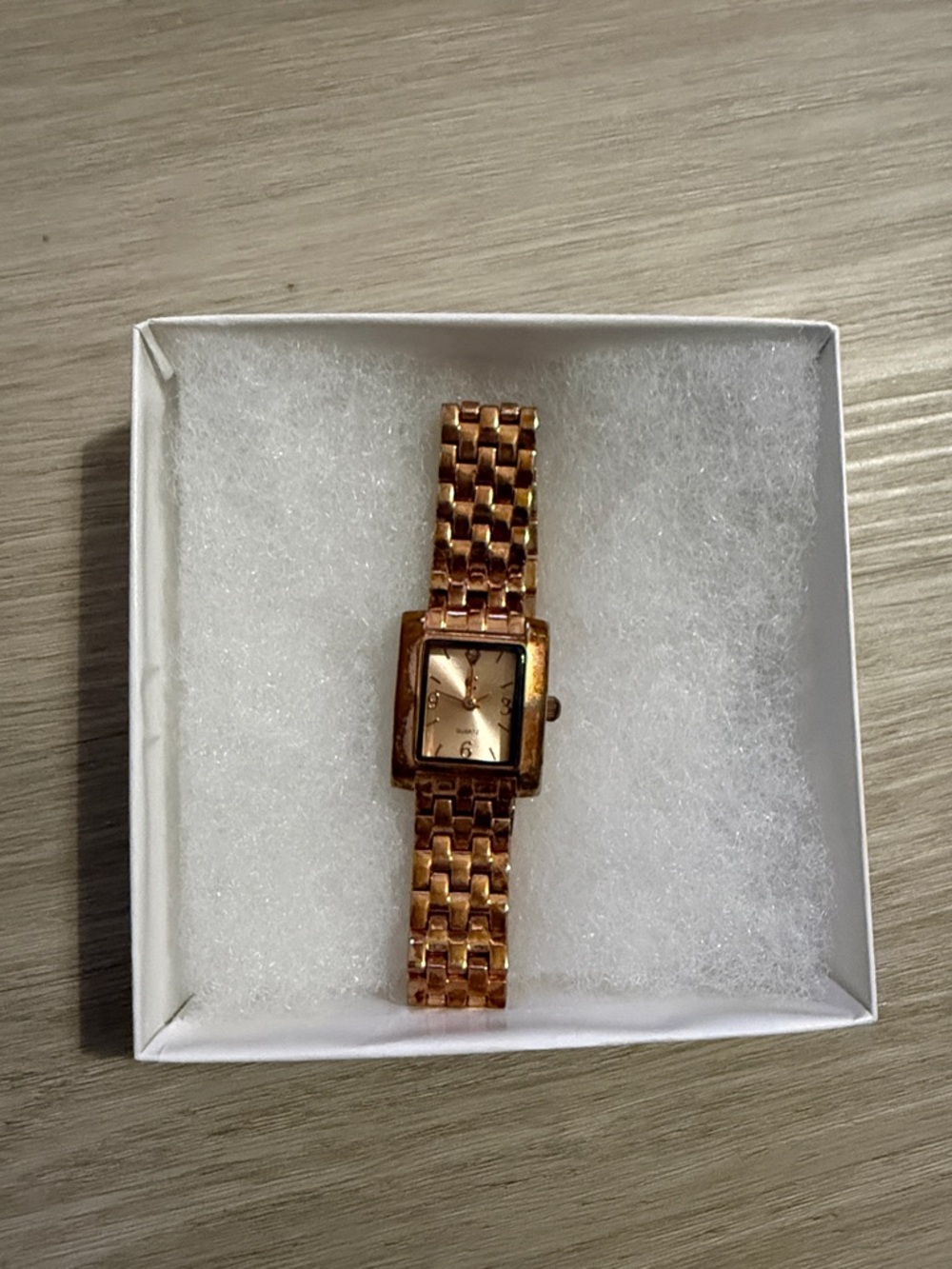Charming Charlie Rose Gold Link Bracelet Watch